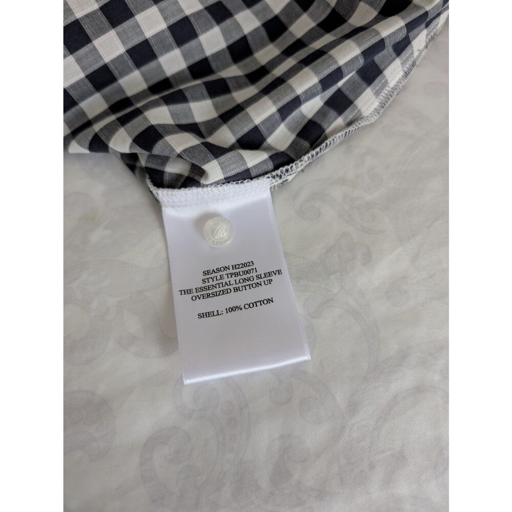 Nwt Wildfang The Essential Long Sleeve Oversized Wrap Button Up - Picture 8 of 10